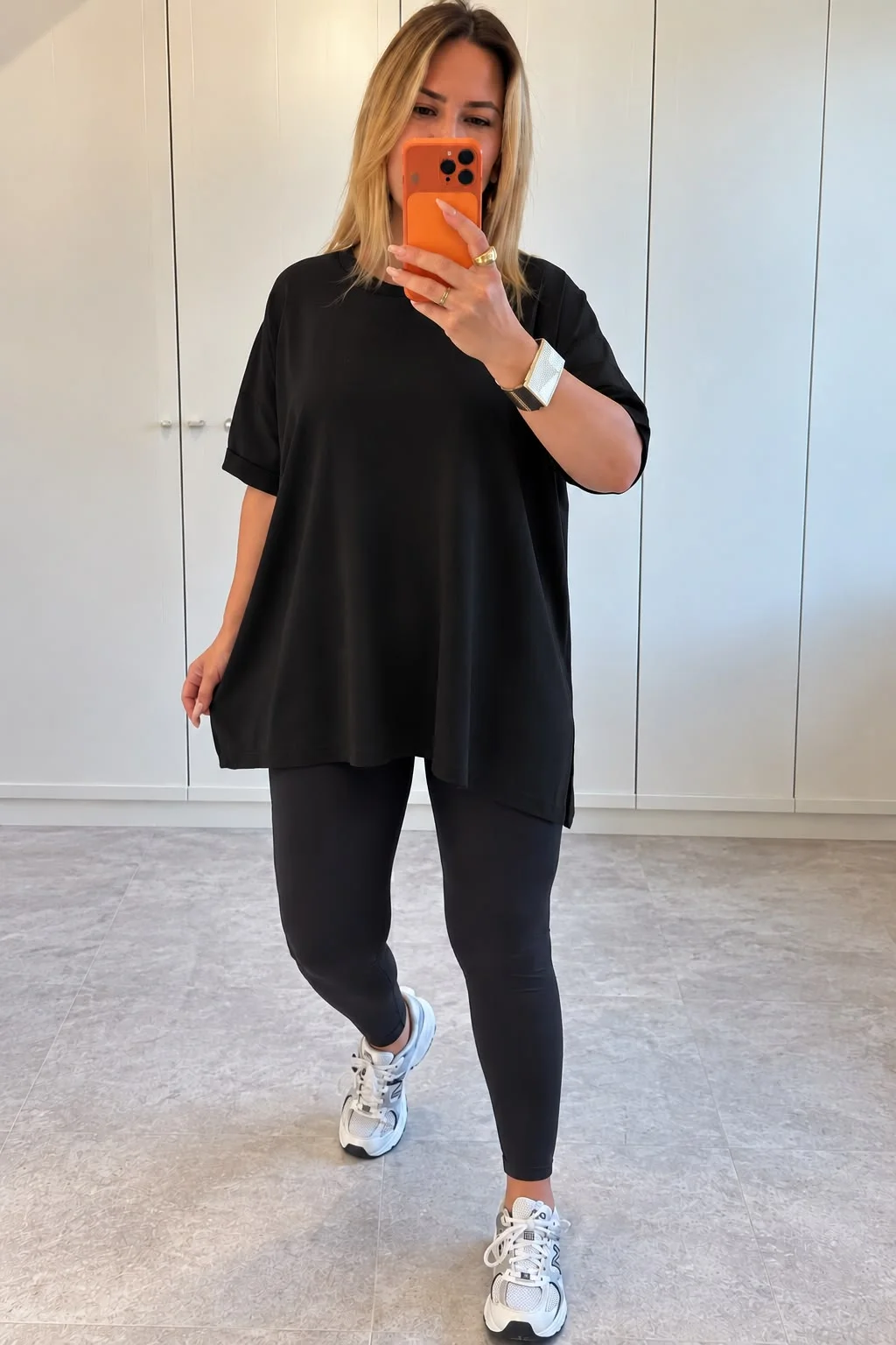 Kadın Oversize Asimetrik Kesim Tunik Tişört