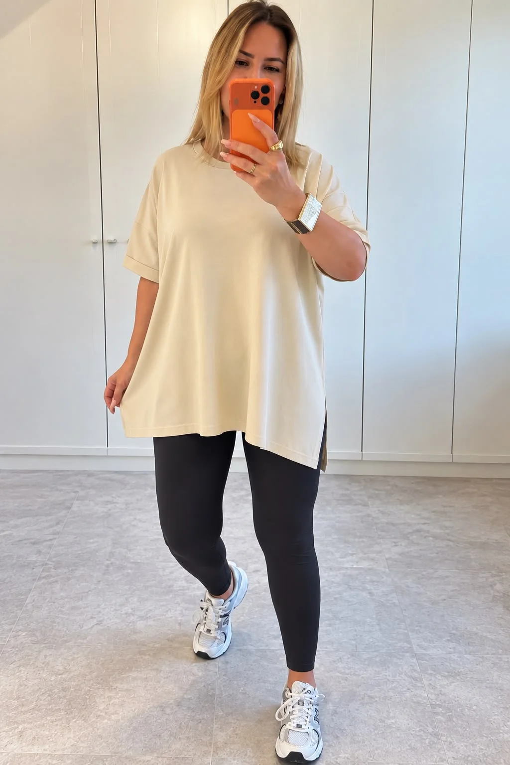Kadın Oversize Asimetrik Kesim Tunik Tişört